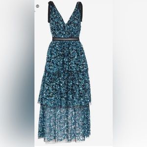 Deep V Sequined Women Dress Party Dress Backless Sexy Midi Runway Dresses